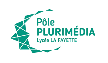 logo du Pôle Plurimédia du lycée La Fayette